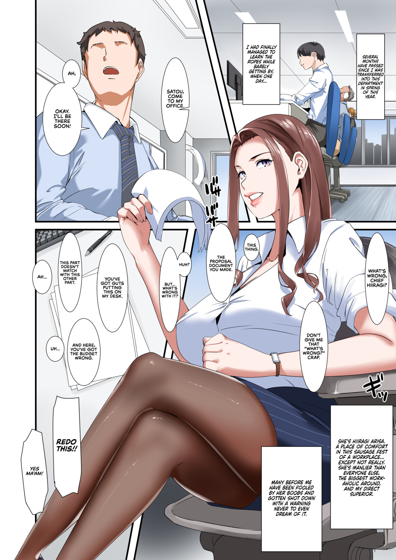 Hentai Manga Comic-A Boss With Slutty Tits Who Gives Naughty Services in the Company's Relaxation Room-Read-4